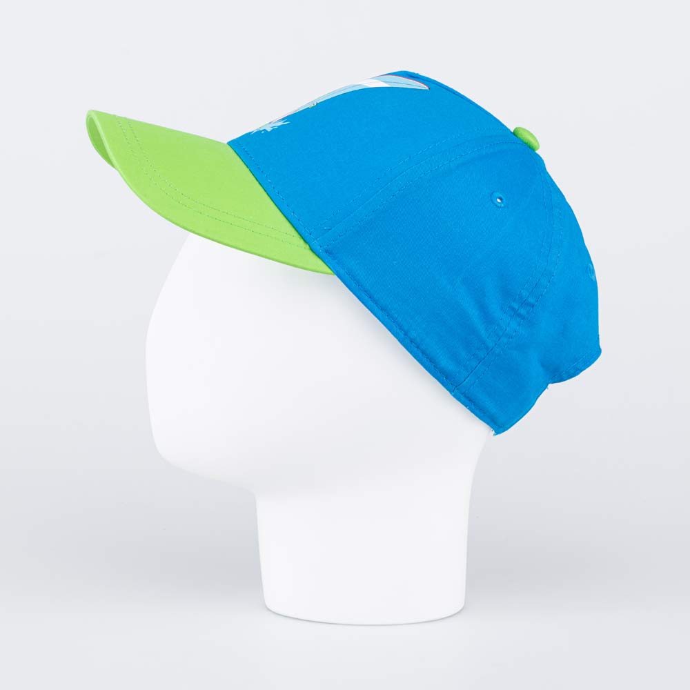 07711766-40 Кепка-бейсболка для мальчика Дино синий-зеленый, все фото 2