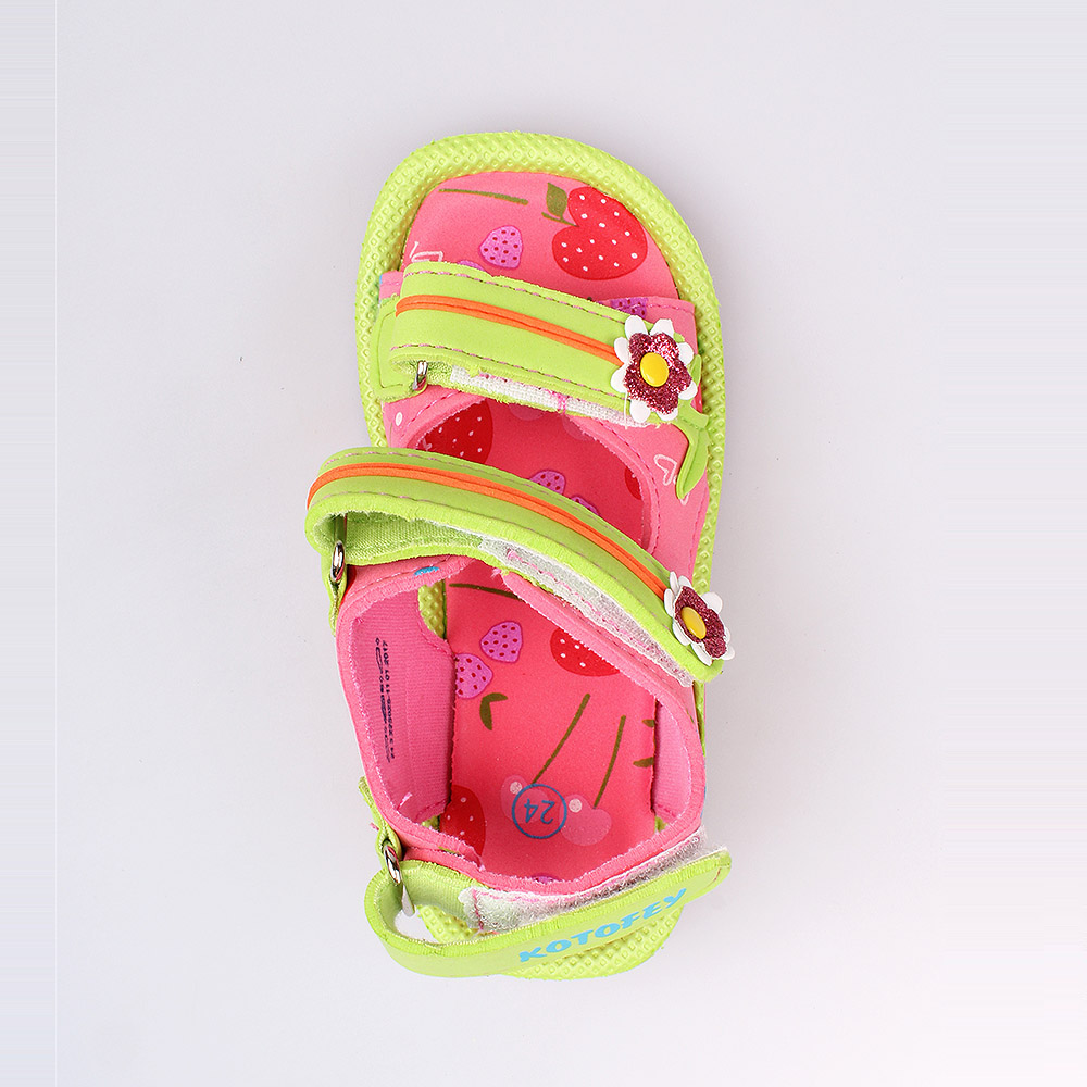 225025-11 Пляжная обувь салатовая, все фото 4