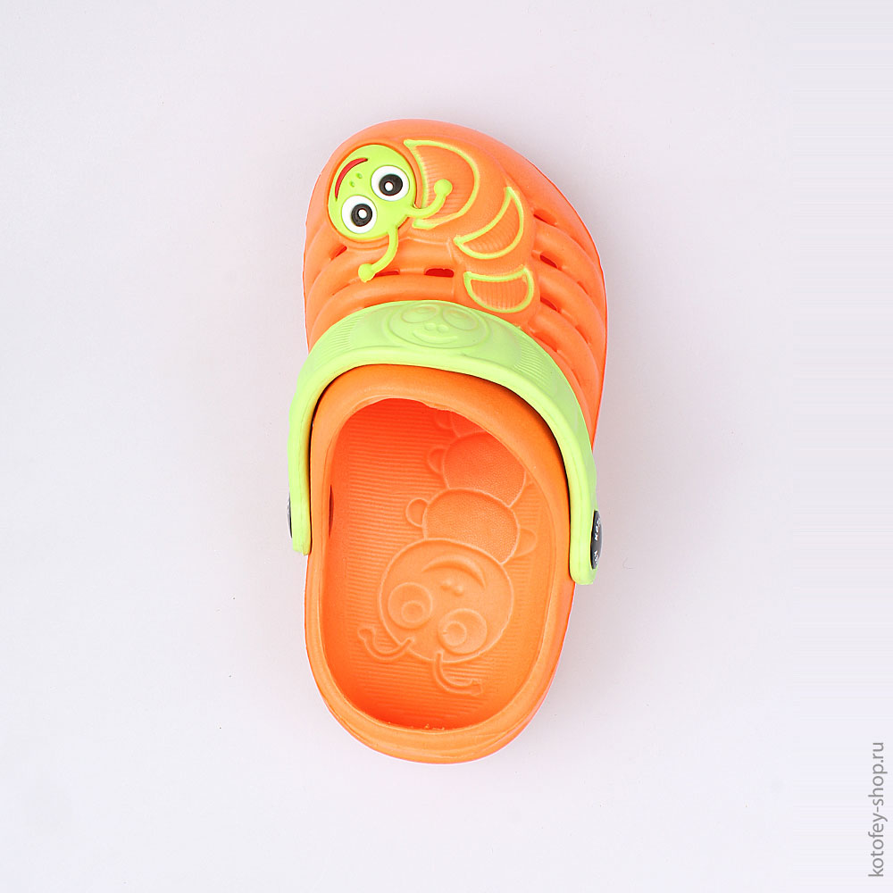 325030-02 Пляжная обувь оранжевая, все фото 4