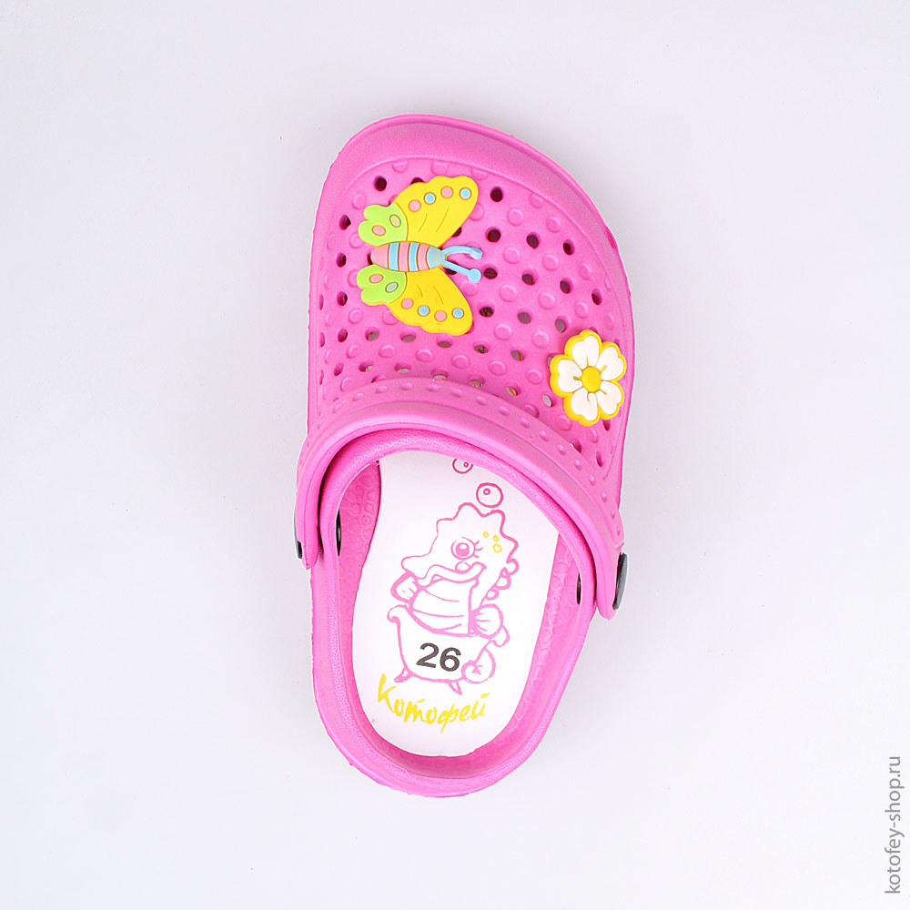 325034-01 Пляжная обувь розовая, все фото 4