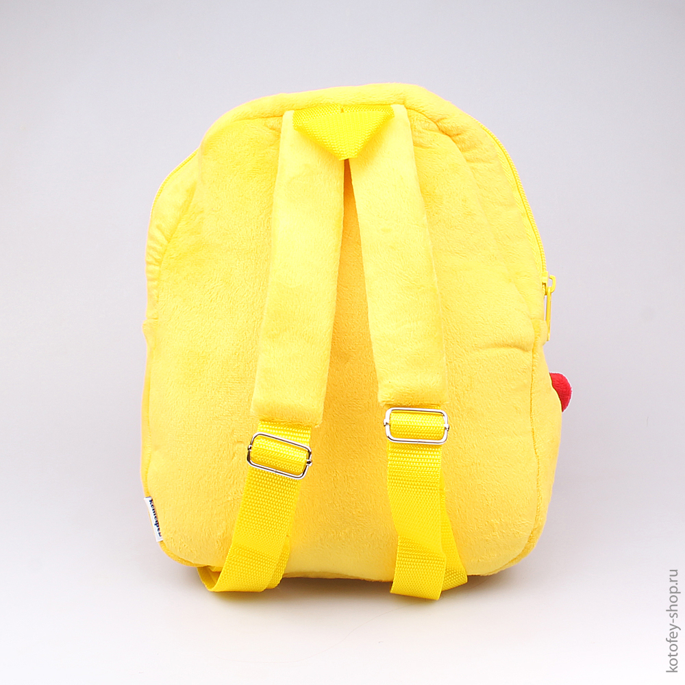 02003066-00 Плюшевый рюкзак Птичка Красный, все фото 3