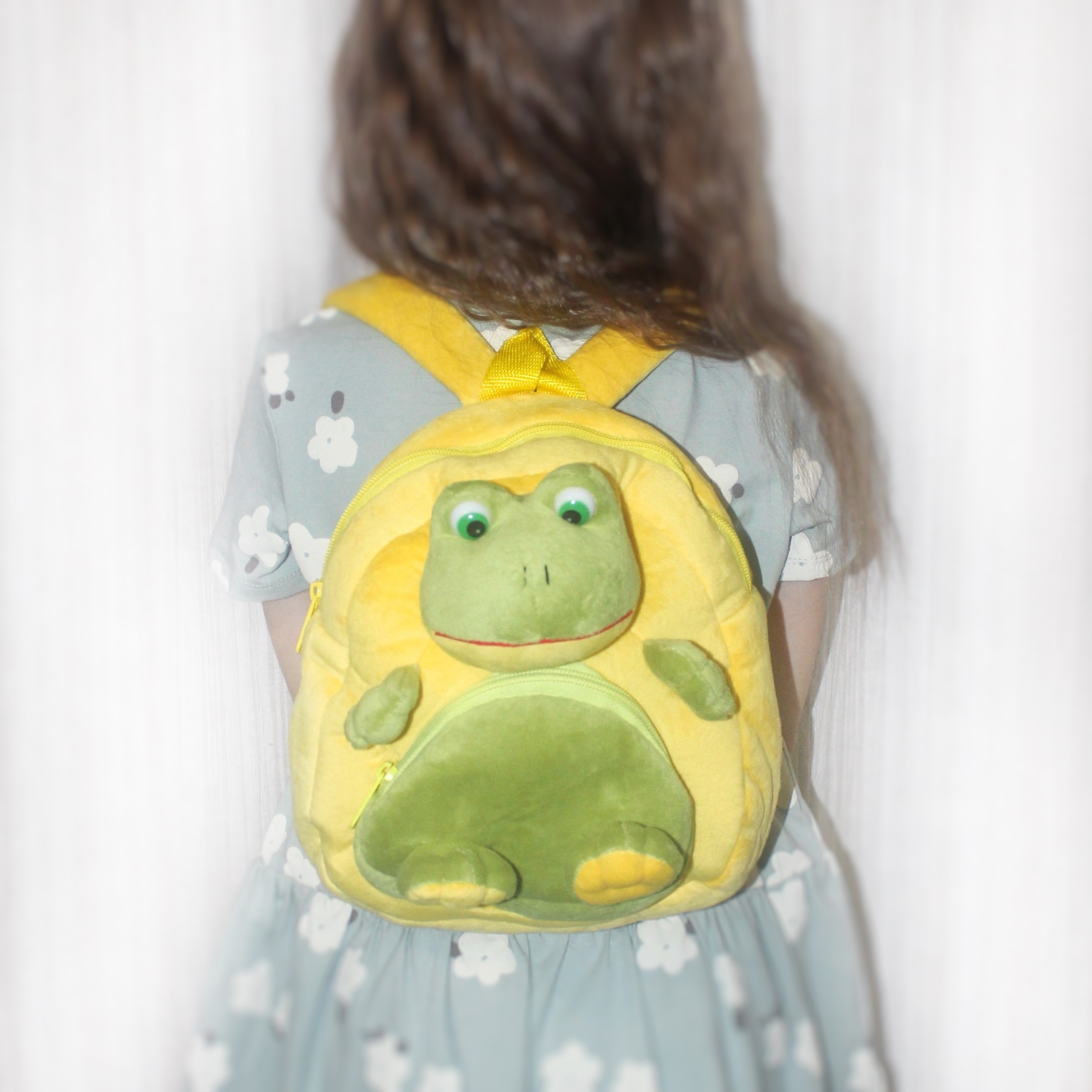02003067-00 Плюшевый рюкзак Лягушонок , все фото 4