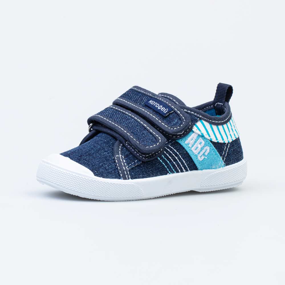 331187-11 Хлопковые кеды для мальчика Джинс, все фото 1