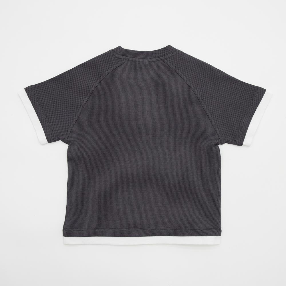 07764090-40 Вафельная футболка для мальчика серый, все фото 2