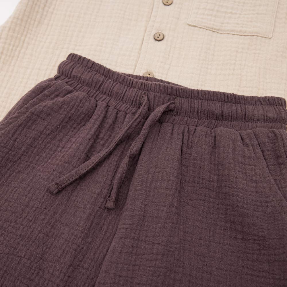 07764093-42 Летний костюм рубашка + шорты для мальчика, все фото 4