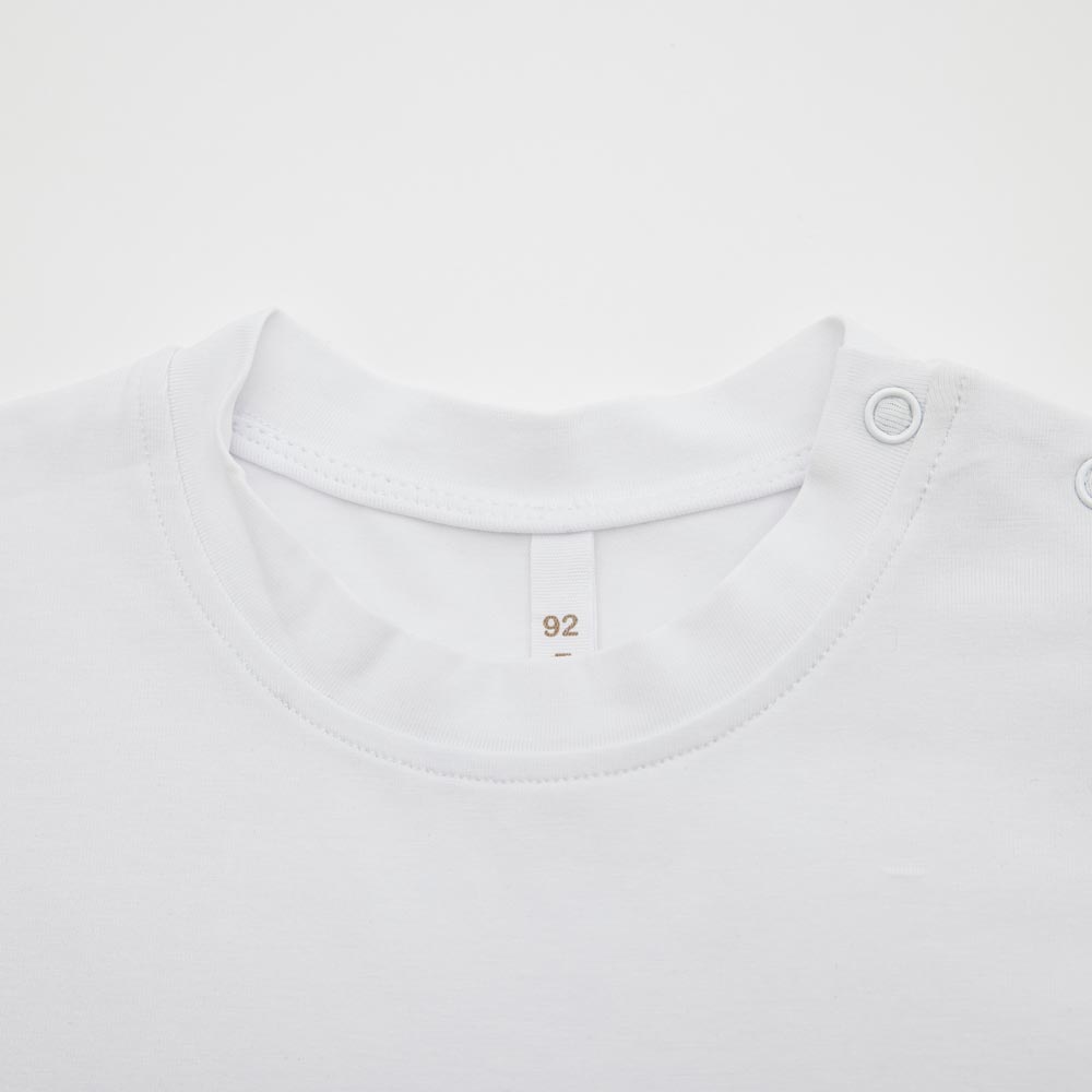 07802083-40 Белая футболка для девочки, все фото 3