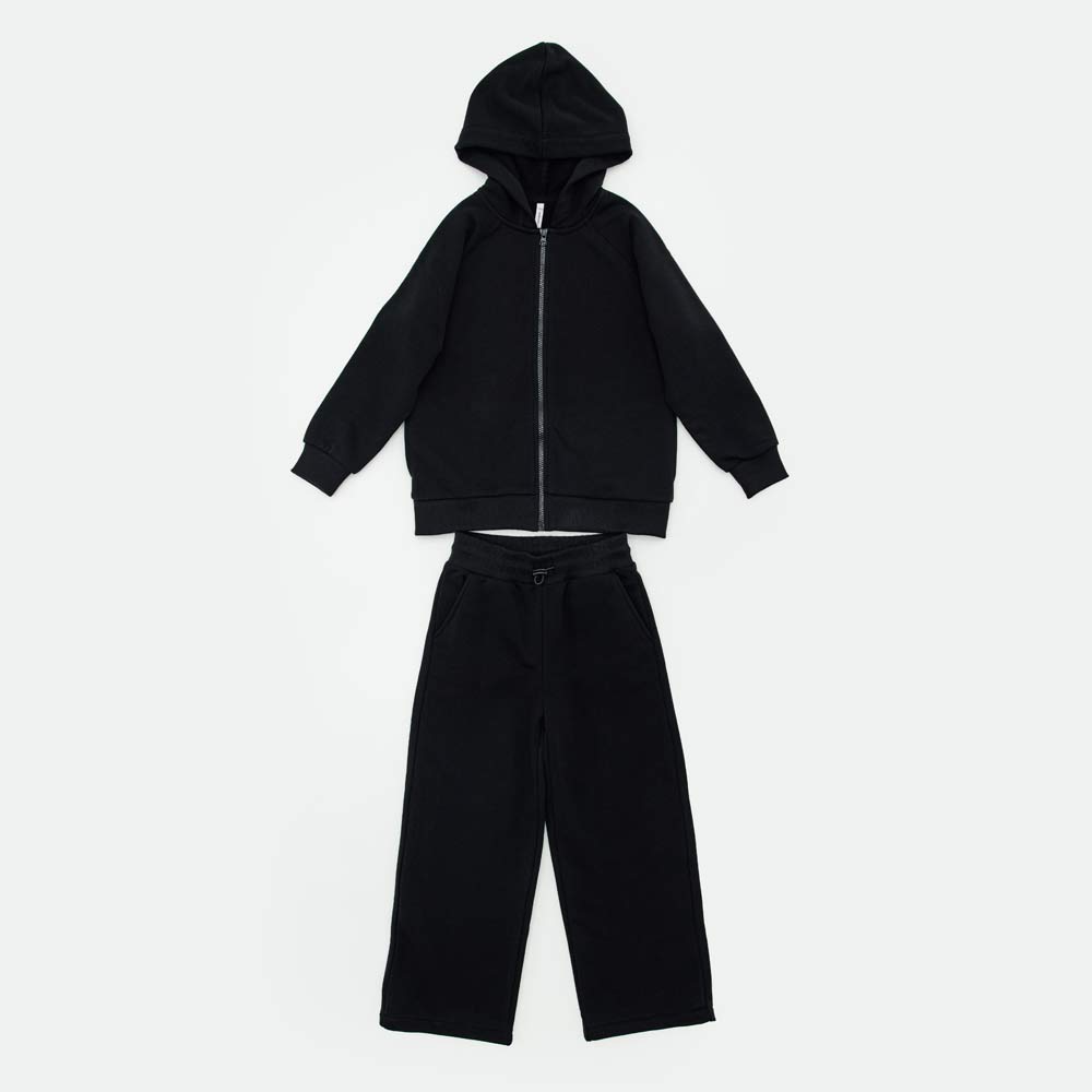 07764096-40 Костюм зип-худи + брюки черный, все фото 1