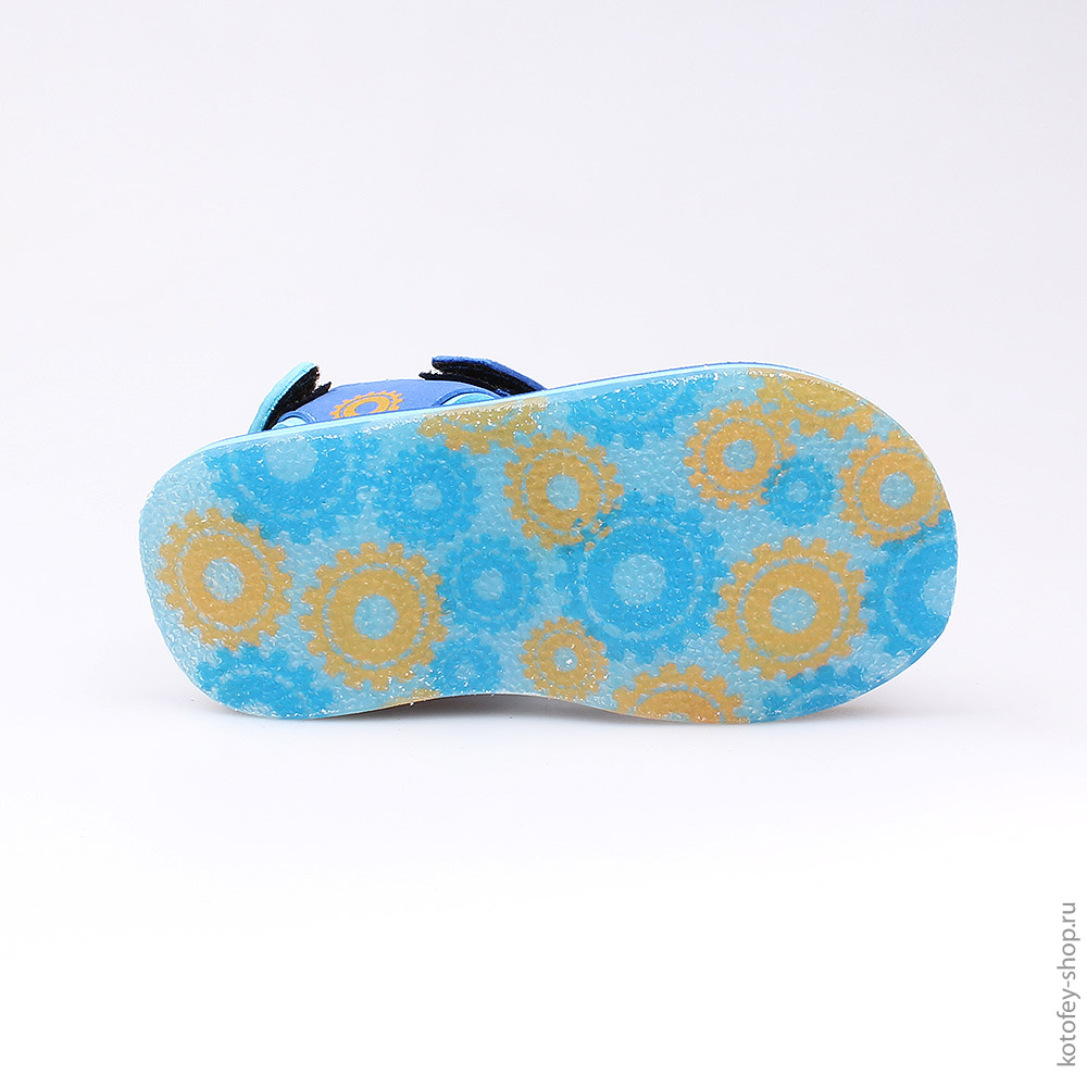 225027-11 Пляжная обувь голубая, все фото 3