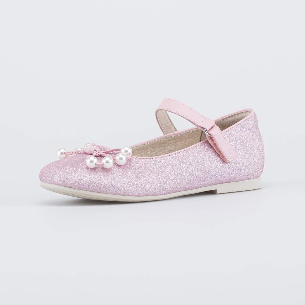 333026-25 Блестящие туфли для девочки Бусинки, все фото 1