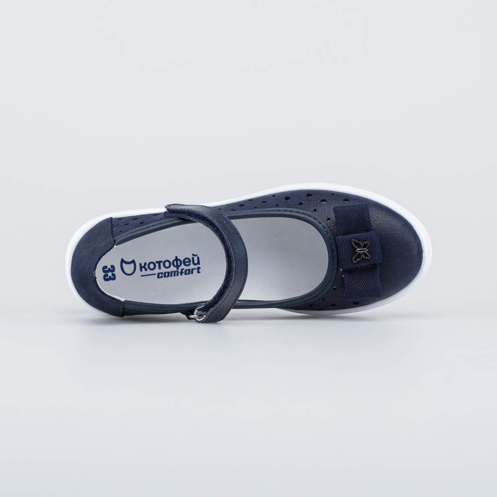 532295-23 Кожаные туфли для девочки Бабочка, все фото 4