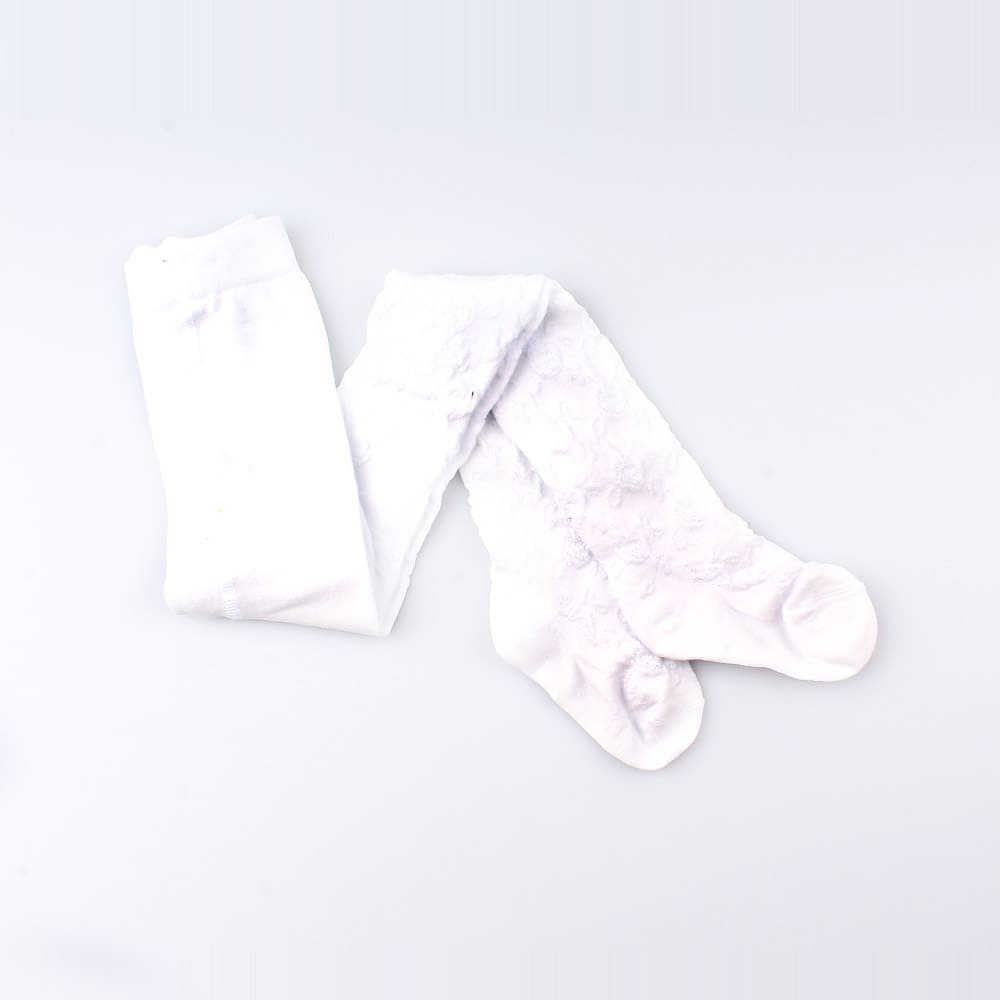 07832339-41 Колготки ажурные, розочки, белые, все фото 1