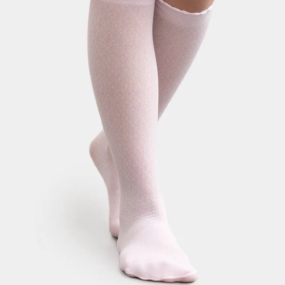 07842274-41 Розовые хлопковые гольфы с помпоном MF, все фото 2