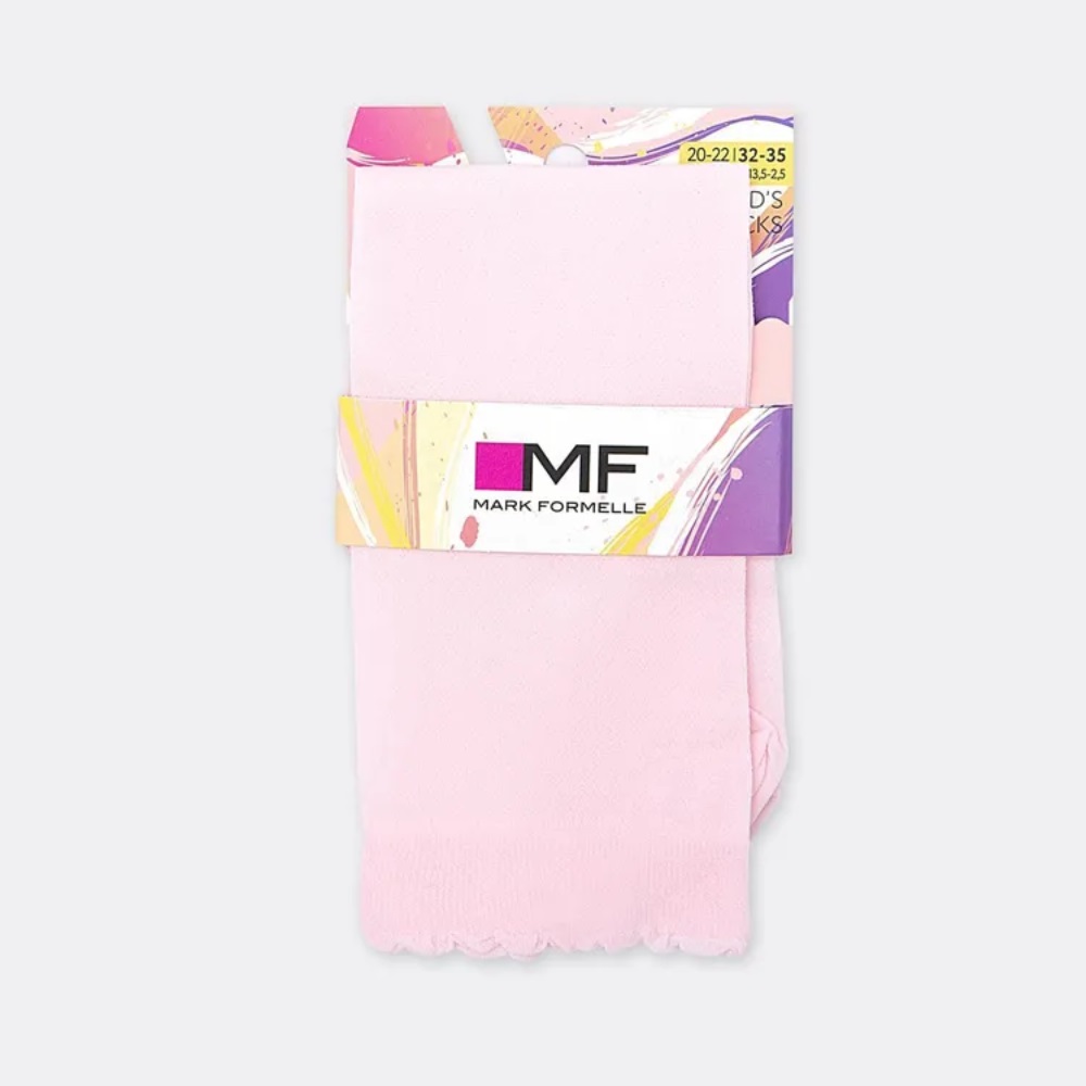 07842274-41 Розовые хлопковые гольфы с помпоном MF, все фото 5