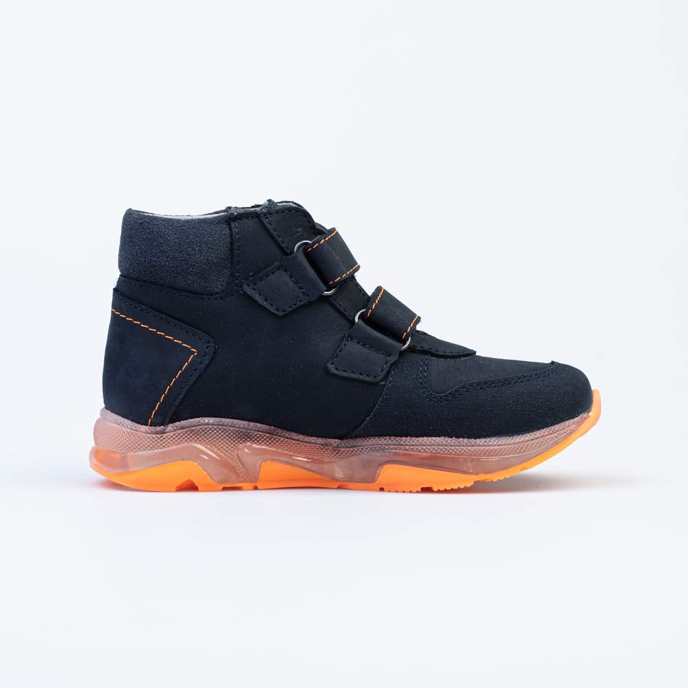 352269-26 Кожаные ботинки Оранжевая молния, все фото 2