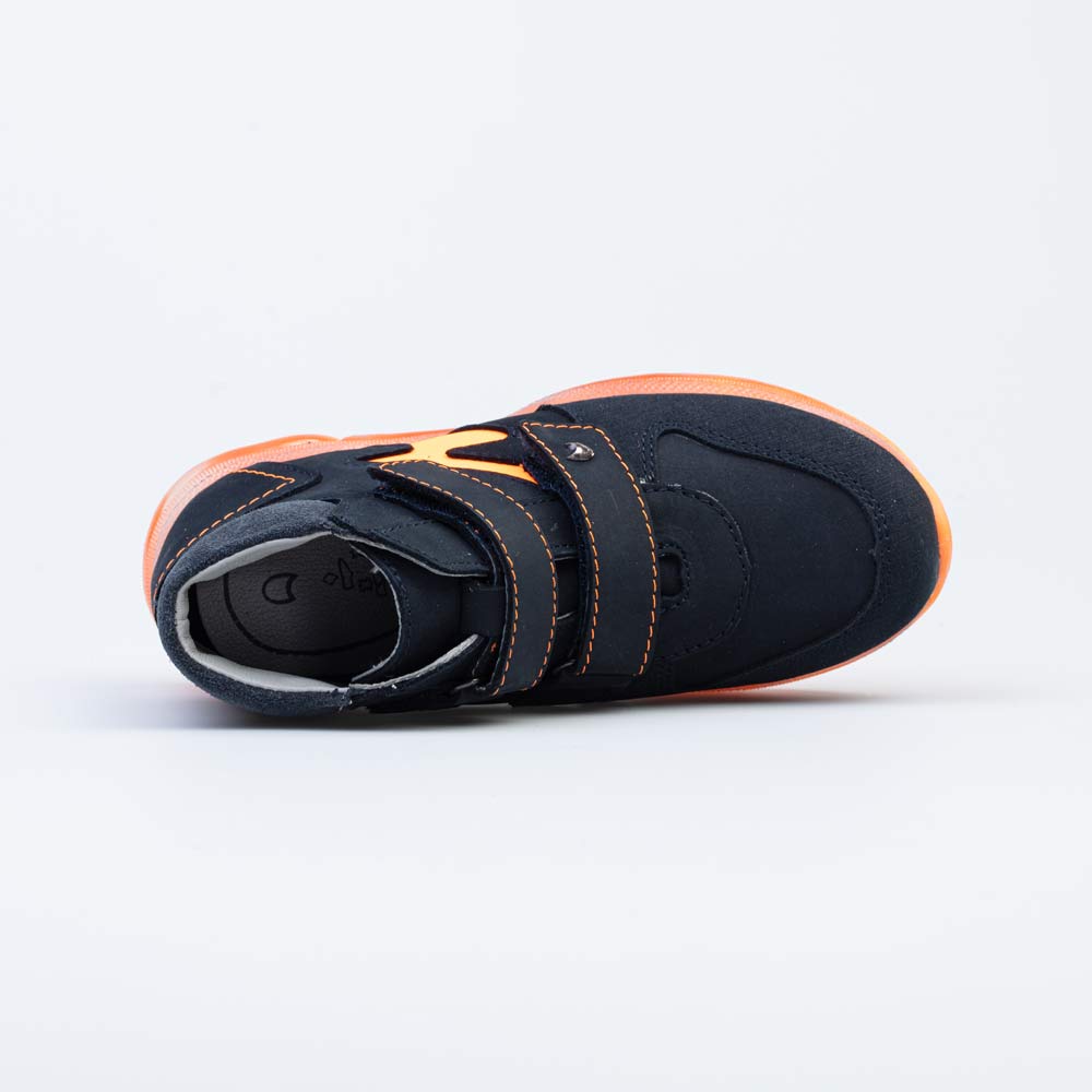 352269-26 Кожаные ботинки Оранжевая молния, все фото 4