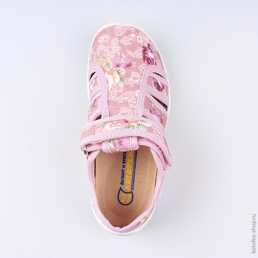 421029-12 Босоножки текстильные, все фото 4