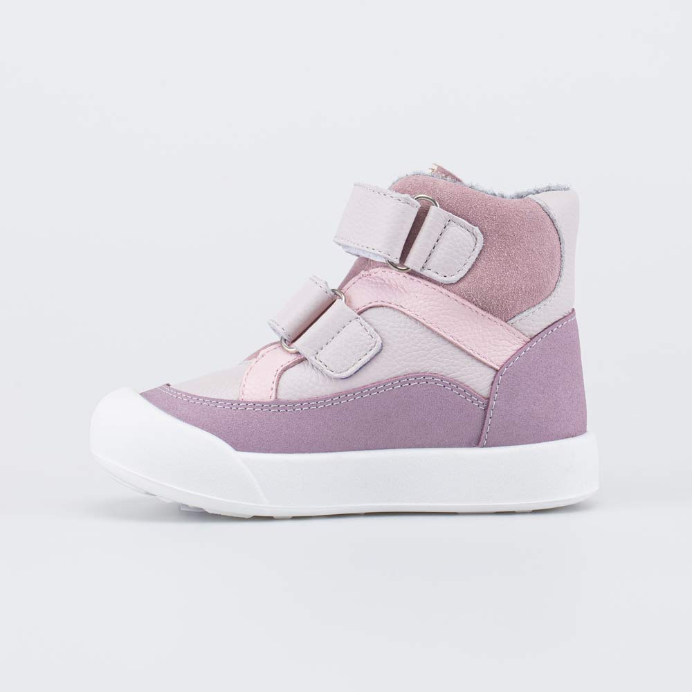 152404-34 Кожаные ботинки утепленные для девочки, все фото 2