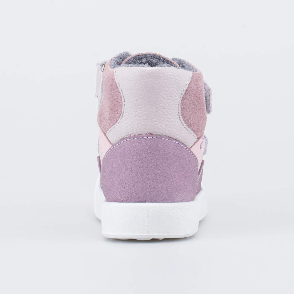 152404-34 Кожаные ботинки утепленные для девочки, все фото 5