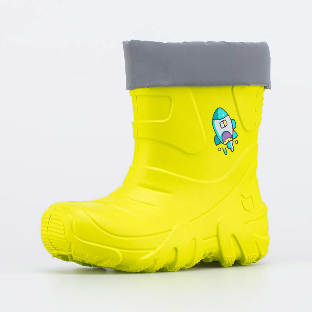 165059-12 Сапоги из ЭВА утепленные Ракета салатовый, все фото 1