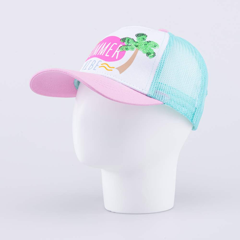 07809078-40 Кепка-бейсболка с сеткой для девочки Летний день, все фото 2
