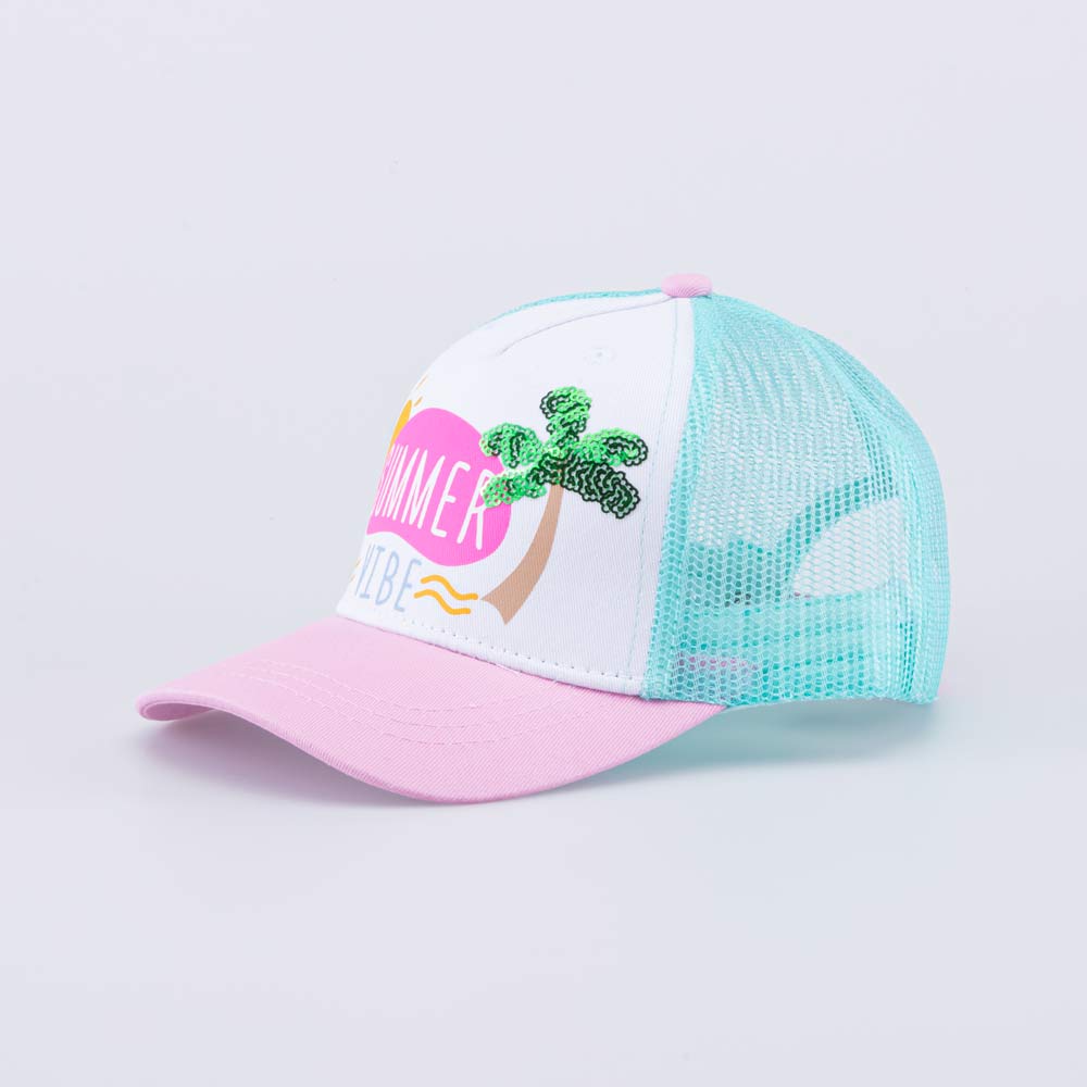 07809078-40 Кепка-бейсболка с сеткой для девочки Летний день, все фото 1