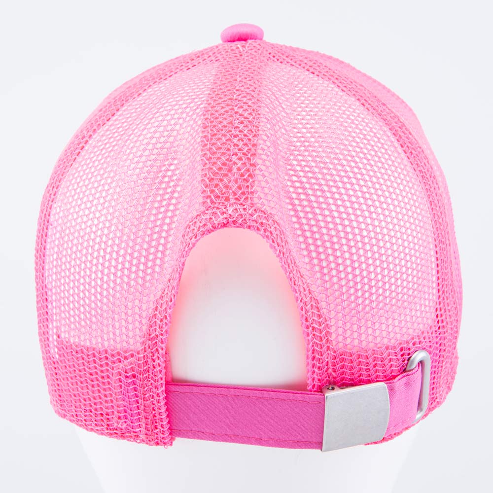 07809086-40 Кепка-бейсболка с сеткой для девочки розовый, все фото 4