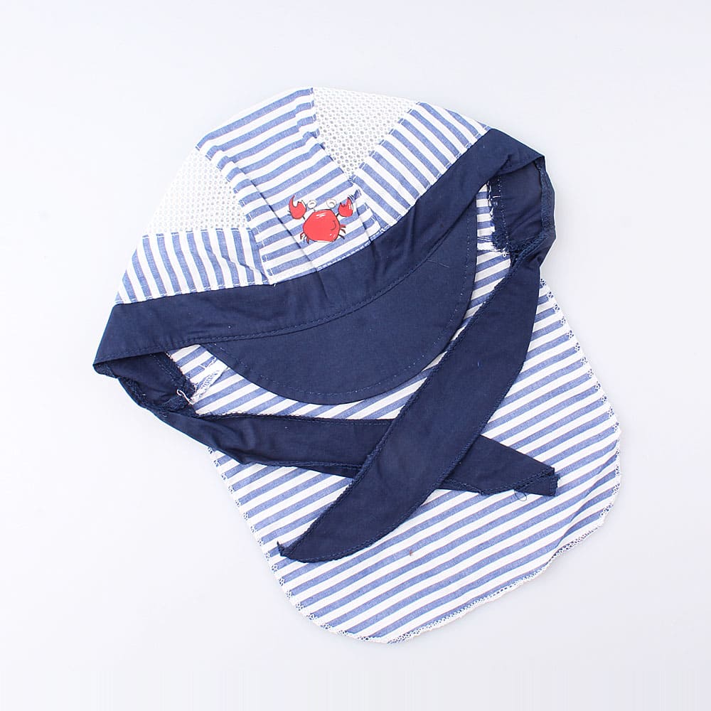 07711221-40 Бандана с козырьком для мальчика темно-синий, все фото 1