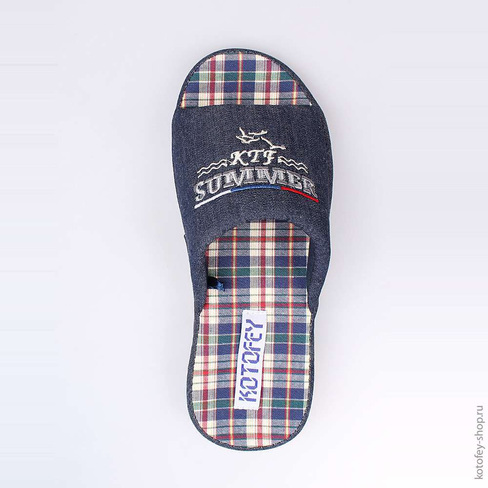 731012-11 Тапочки синие, все фото 4