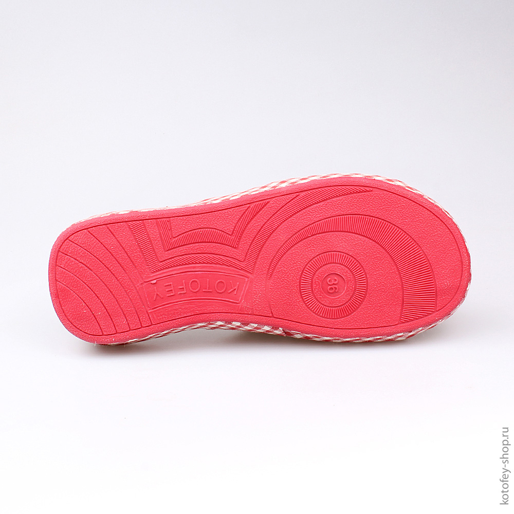 731014-11 Тапочки красные, все фото 3