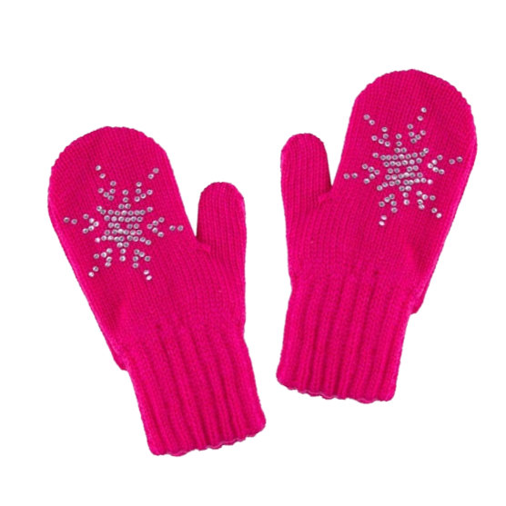 07821165-41 Варежки для девочек фуксия, все фото 1