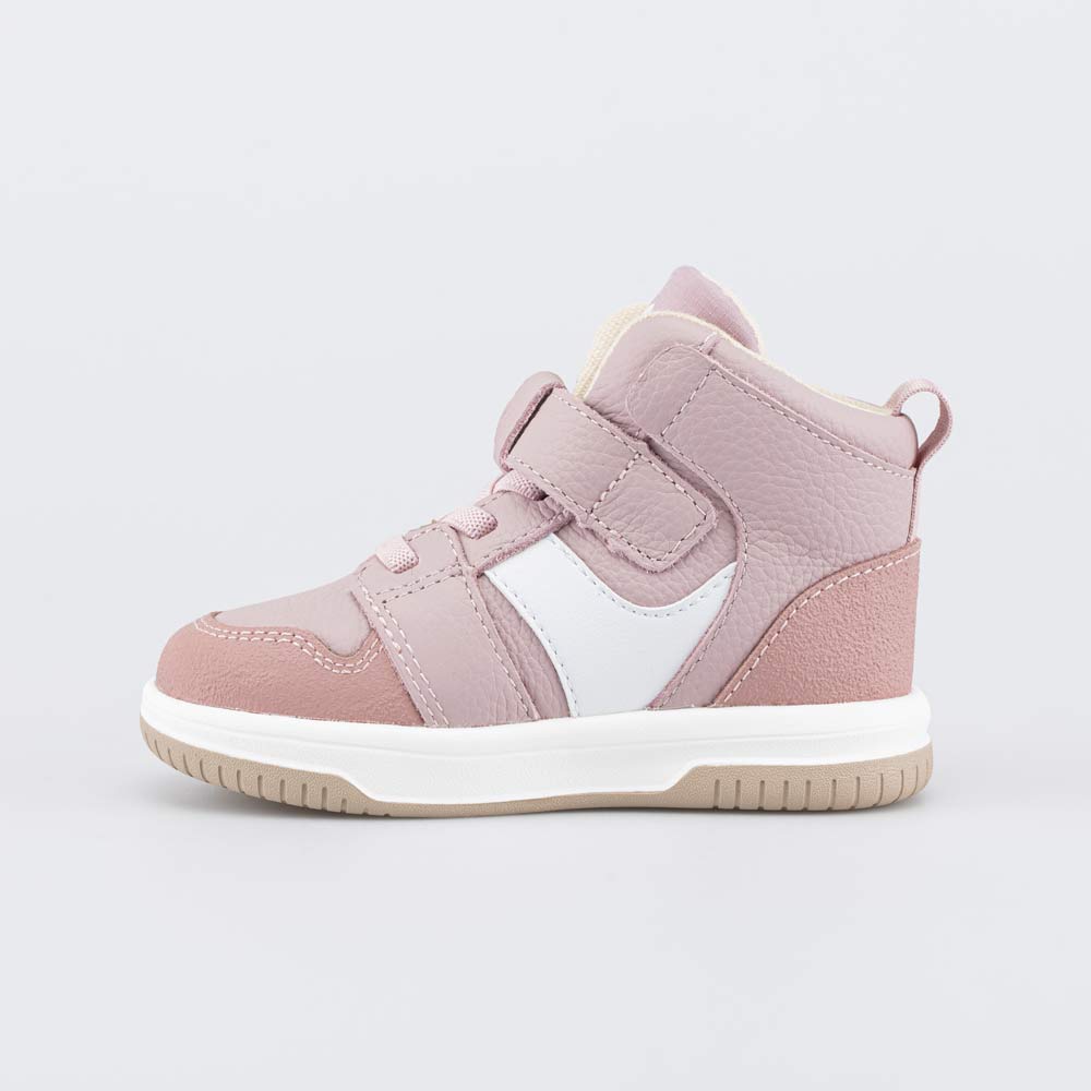 152405-13 Кожаные ботинки-кеды Розовый маршмэллоу, все фото 2