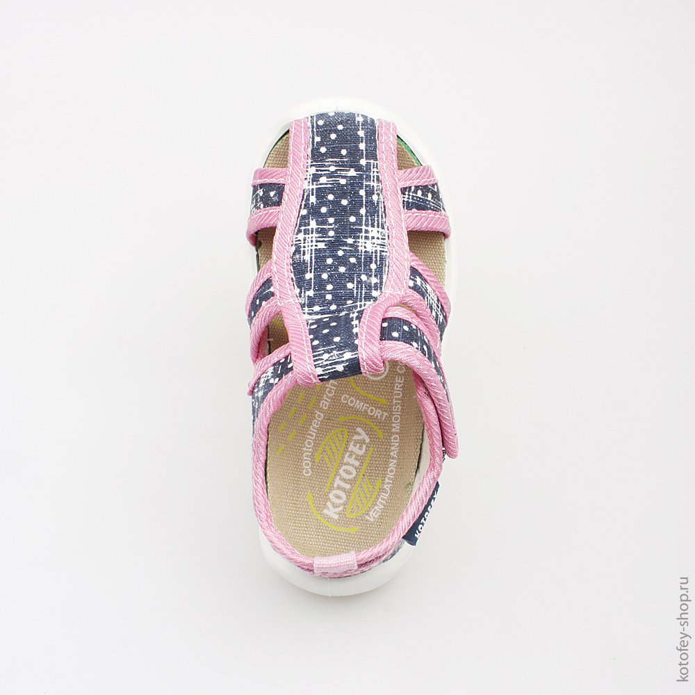 121025-11 Босоножки текстильные, все фото 4