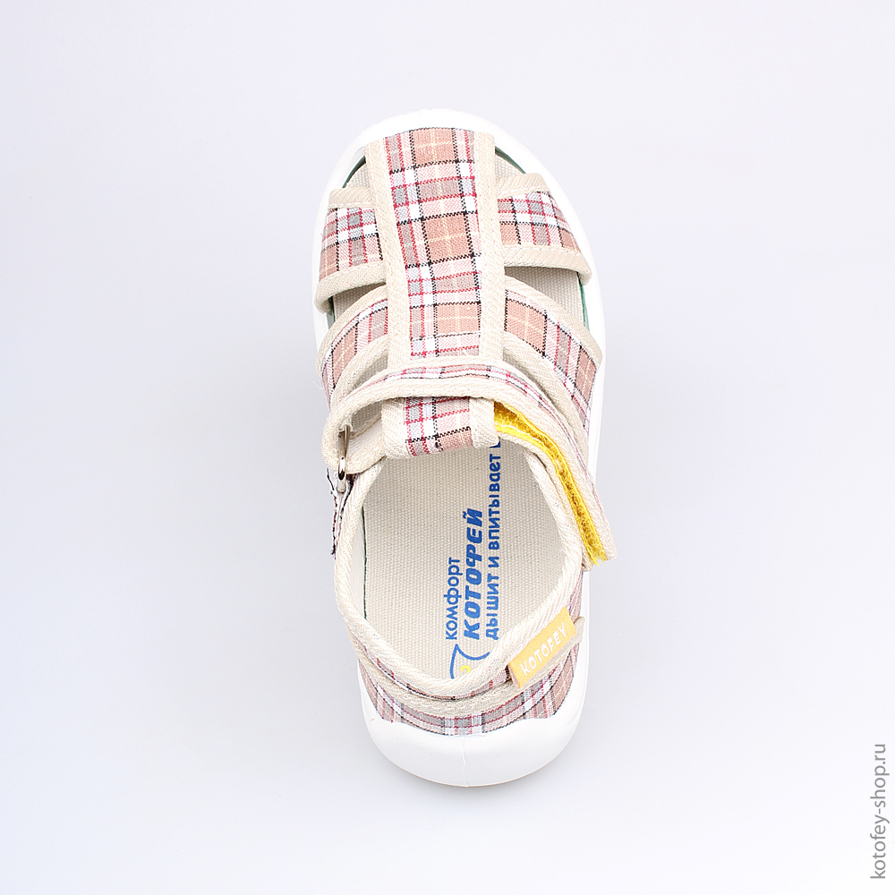 121027-11 Сандалии текстильные, все фото 4