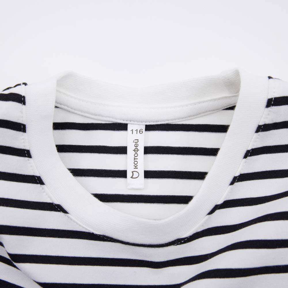 07702030-40 Лонгслив детский бежевый + черный, все фото 3