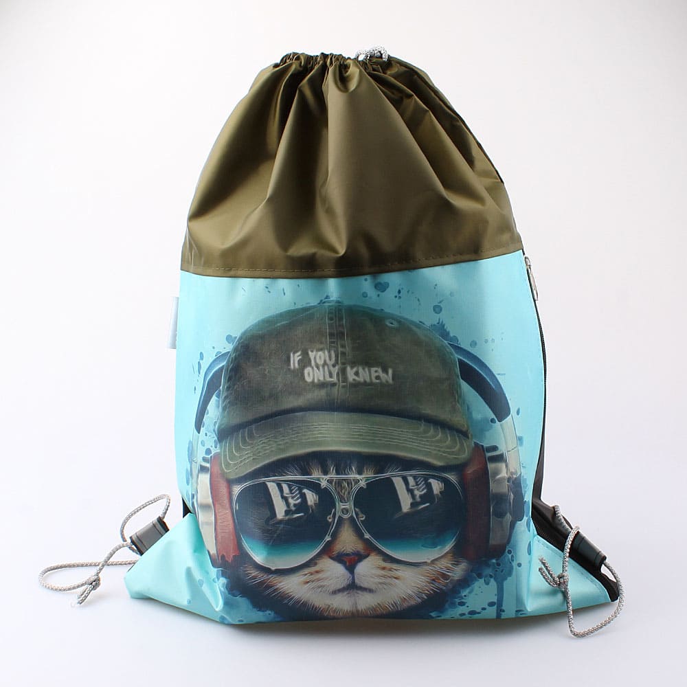 02708057-20 Мешок для сменной обуви черный зел-син, все фото 2