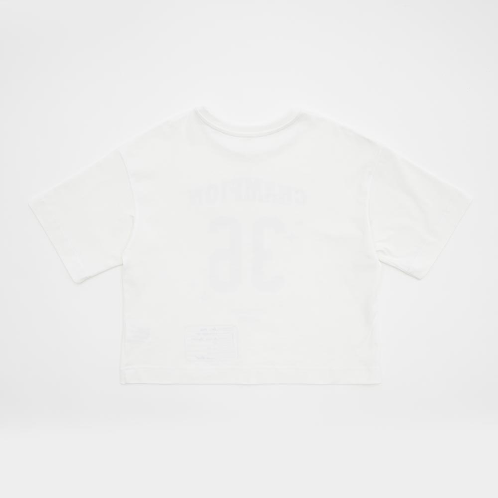 07802087-40 Белая футболка в спортивном стиле, все фото 2