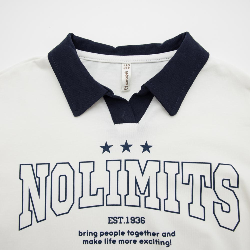 07802088-40 Белая футболка в спортивном стиле, все фото 3