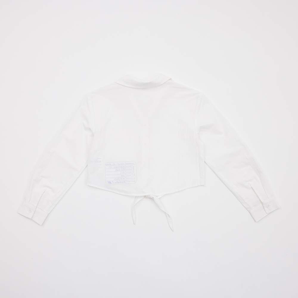 07803003-40 Белая рубашка с завязками на лето, все фото 2