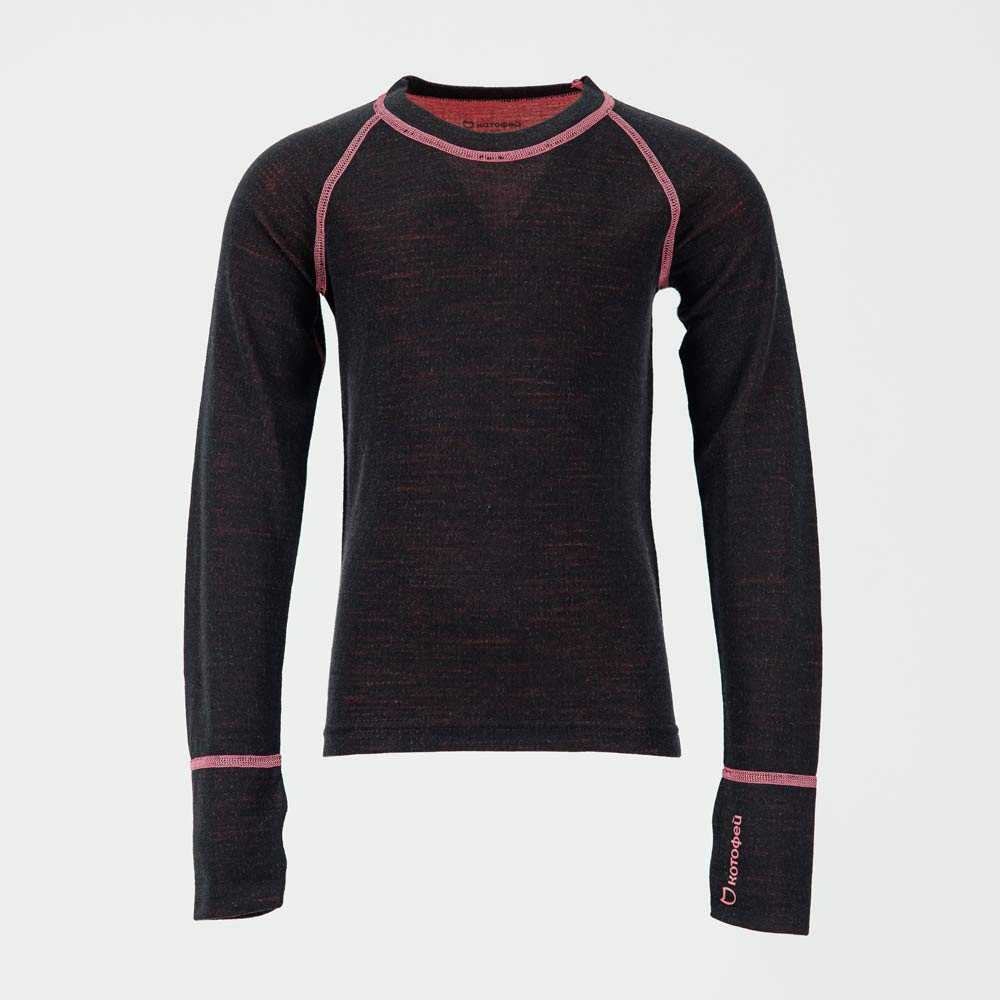 07802070-40 Лонгслив детский КОТОФЕЙ Спорт черный, все фото 1