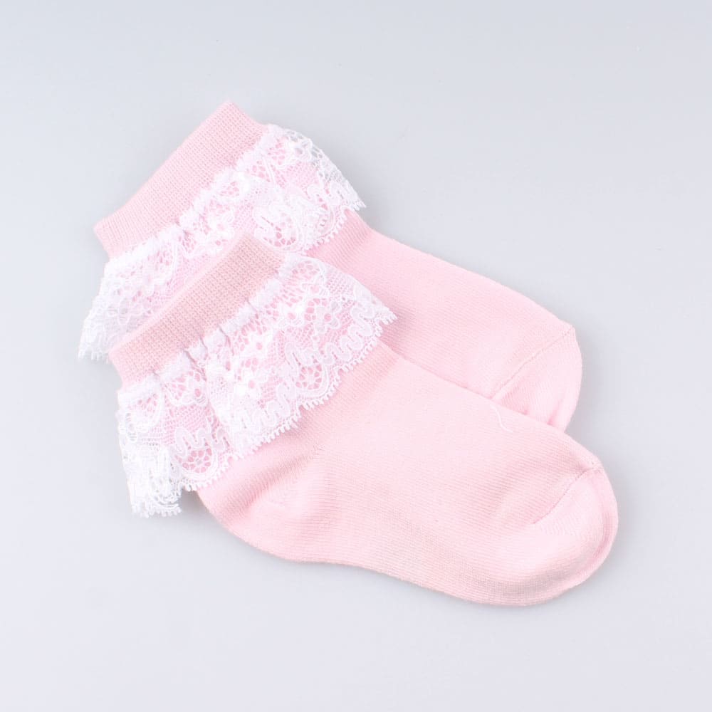 07842393-40 Носки детские хлопковые розовые, все фото 1