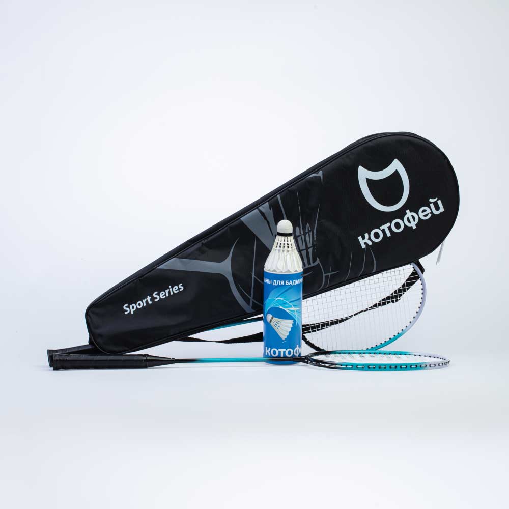 10004001-40 Набор ракеток для бадминтона синий, все фото 1