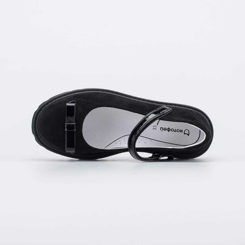 533059-23 Туфли для девочки черные, все фото 4