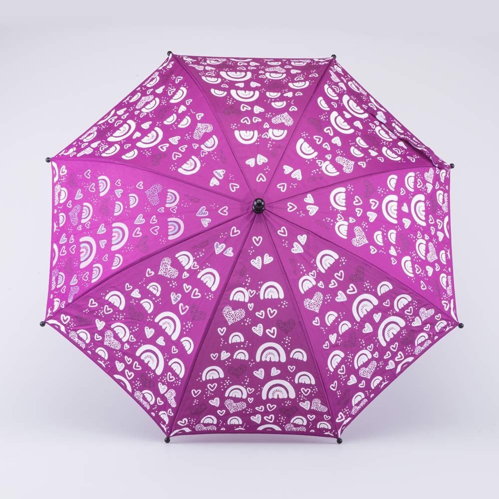 03807164-00 Зонт-трость Радуга розовый, все фото 2