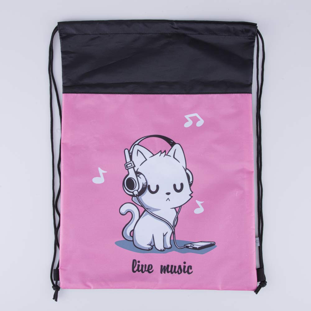 02808151-20 Мешок для сменной обуви розовый, все фото 1