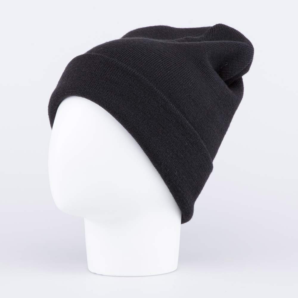 07711405-40 Черная шапка с отворотом, все фото 1