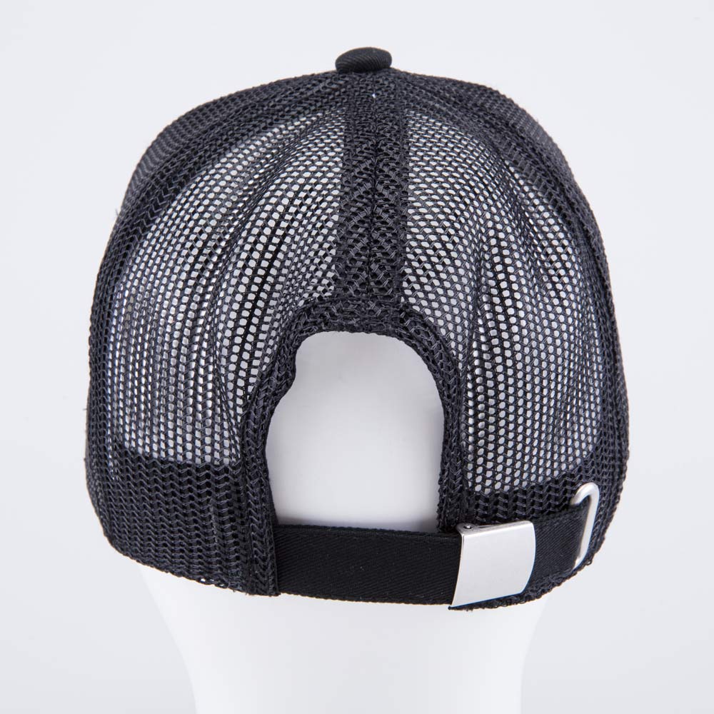 07709033-40 Кепка-бейсболка с сеткой для мальчика черный-оранжевый, все фото 4