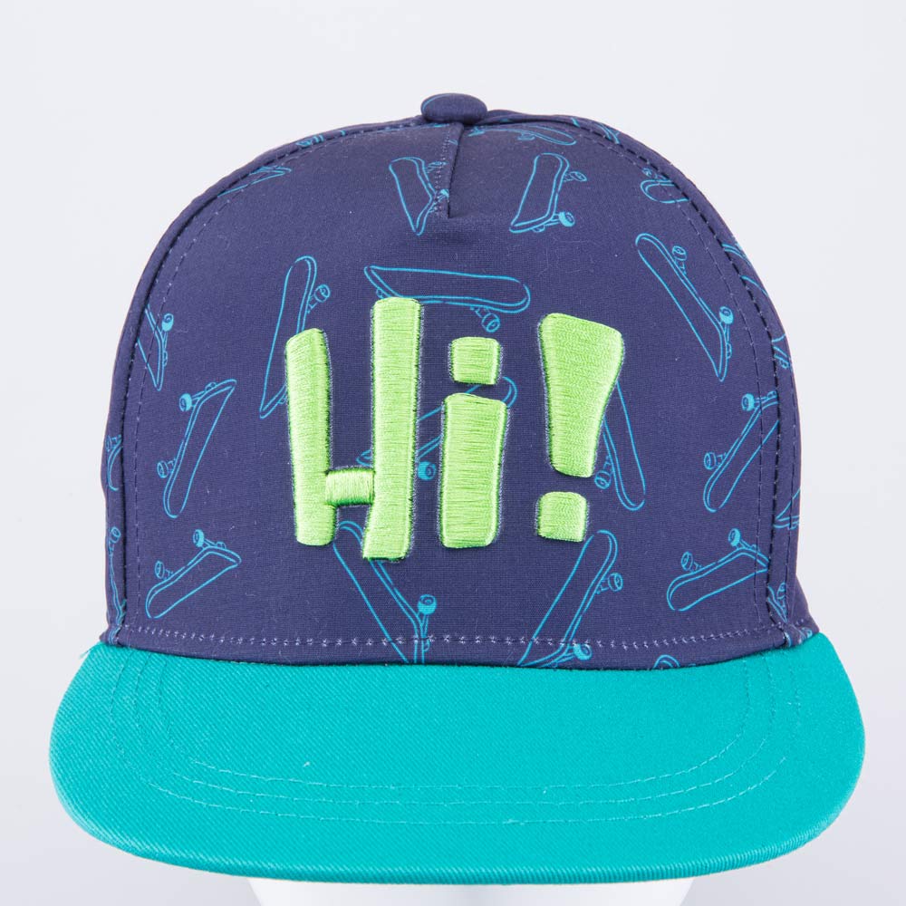 07709041-40 Кепка-бейсболка для мальчика Hi синий, все фото 3