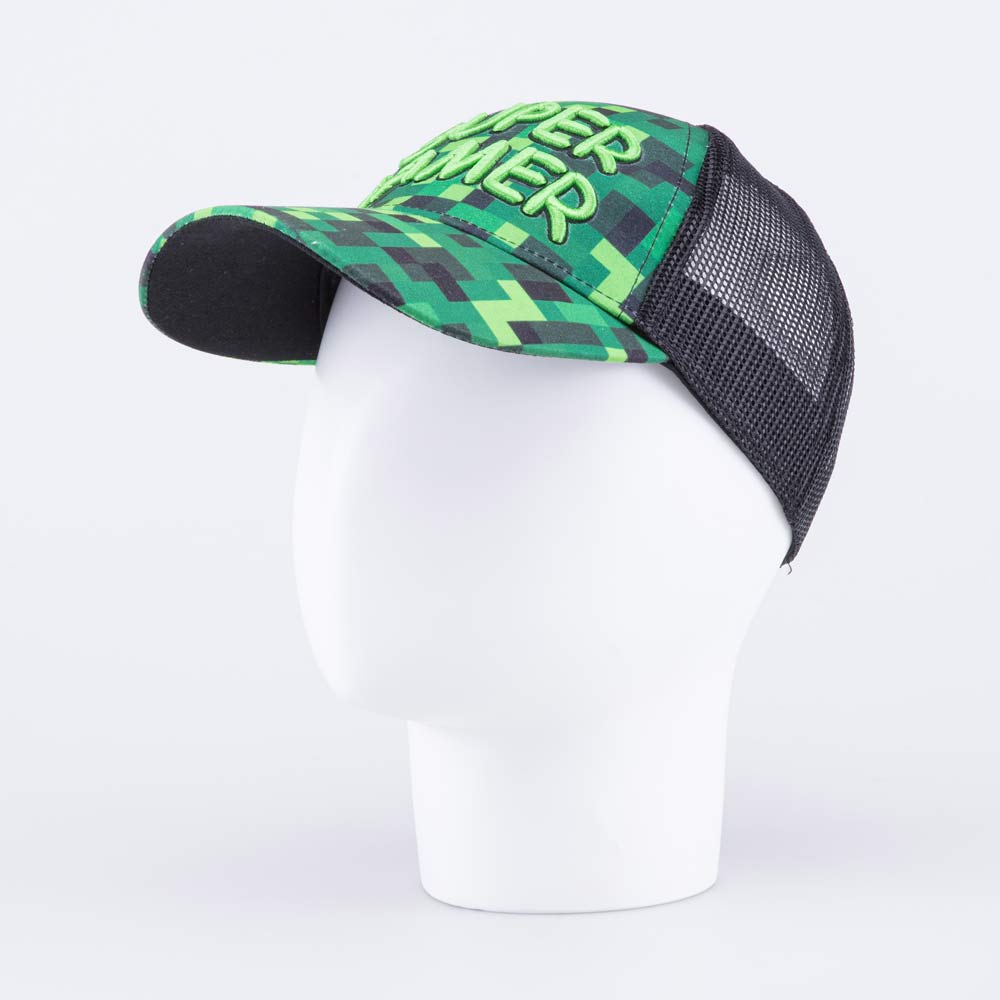 07709047-40 Кепка-бейсболка с сеткой для мальчика Super gamer, все фото 1