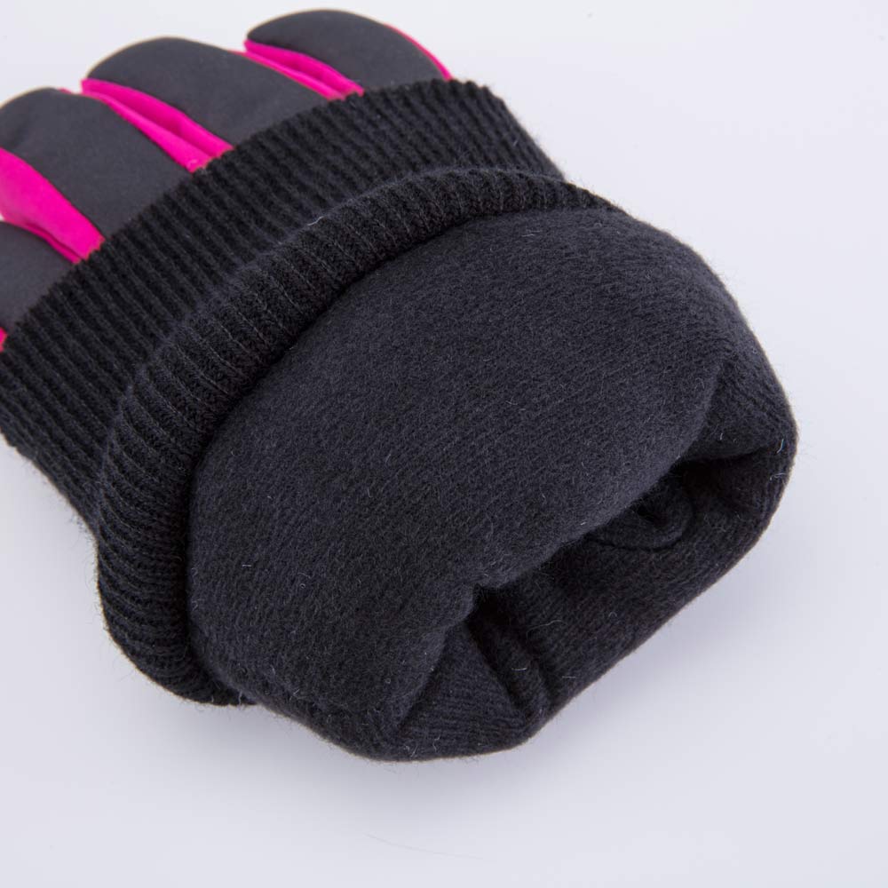 07822248-40 Перчатки с тинсулейт черно-розовый, все фото 3