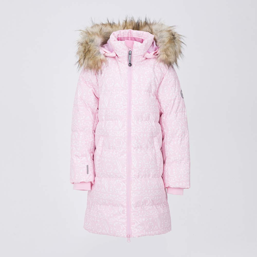 07858062-40 Зимнее пальто для девочки розовый, все фото 1